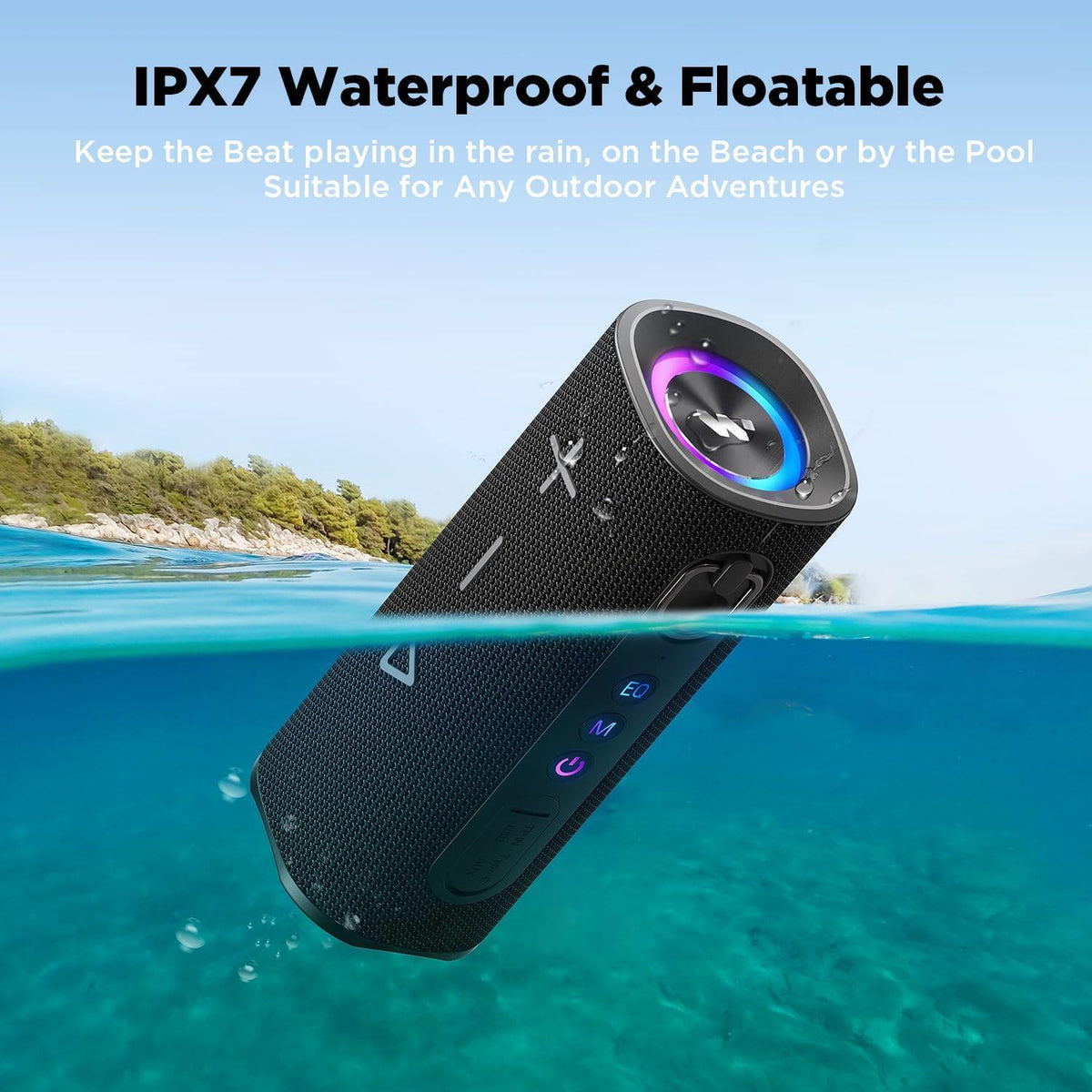 Bluetooth Speaker 40W BT 6.0 Outdoor Portable Bluetooth Speakers