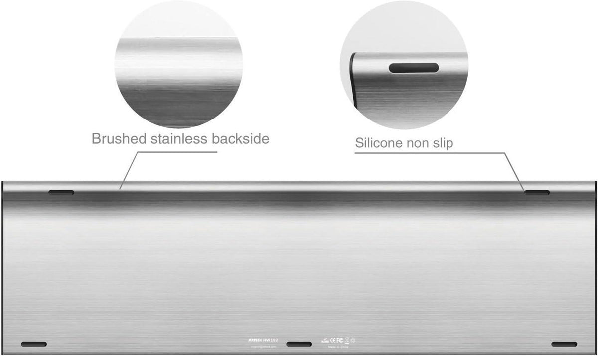 USB Wireless Keyboard Stainless Steel Ultra Slim Keyboard