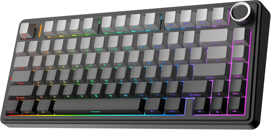 Mechanical Keyboard, 75% Wireless Hot Swappable Gaming Keyboard