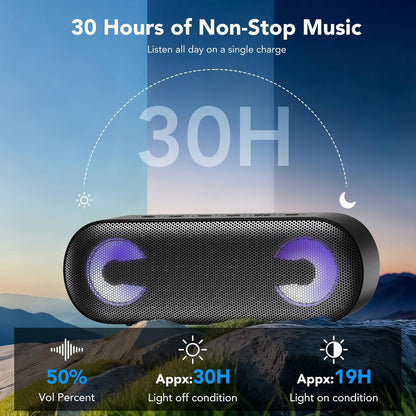 Portable Bluetooth Speaker Loud Stereo Sound