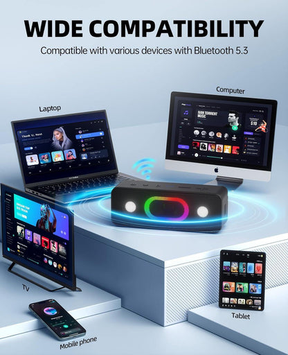 Bluetooth Speaker, Wireless Portable Outdoor Speakers