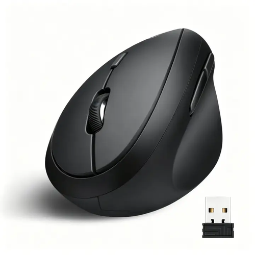 Bluetooth Portable Vertical Mouse - Wireless 3-in-1 Multi-Device Spec