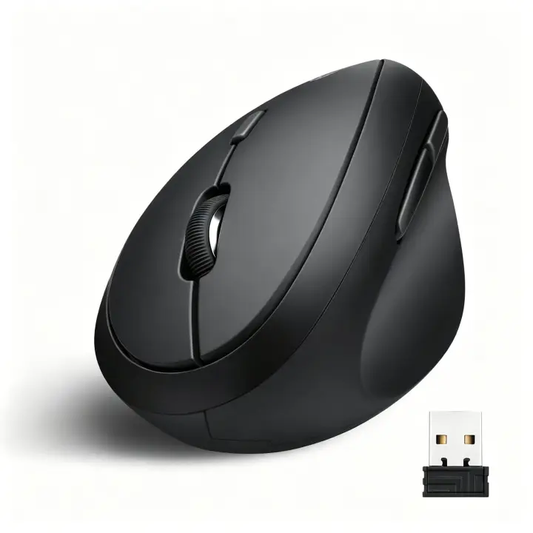 Bluetooth Portable Vertical Mouse - Wireless 3-in-1 Multi-Device Spec