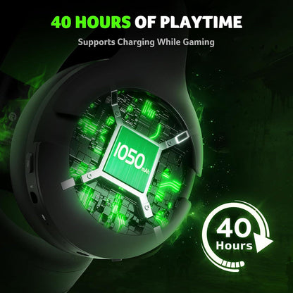 Wireless Gaming Headset , Bluetooth Headphones