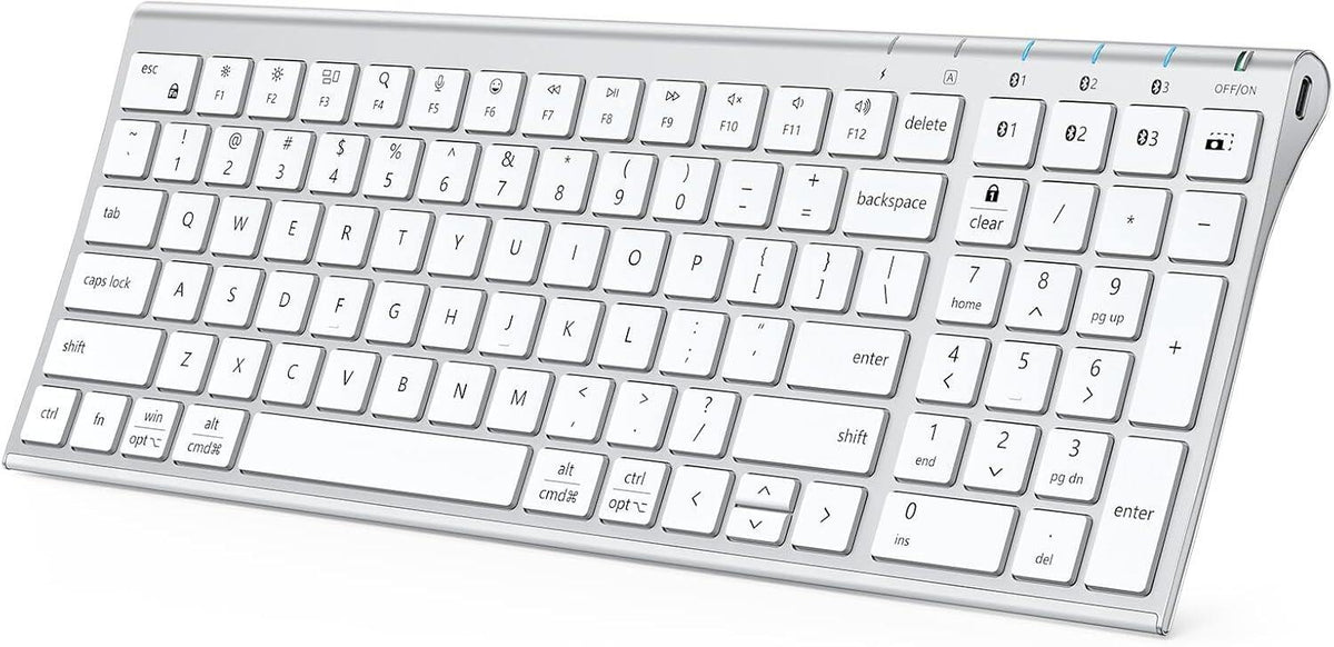 Bluetooth Keyboard for Mac, Multi-Device Wireless Keyboard