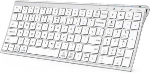 Bluetooth Keyboard for Mac, Multi-Device Wireless Keyboard
