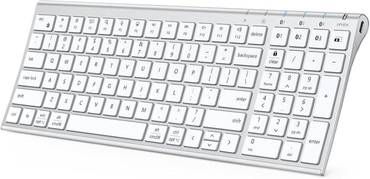Bluetooth Keyboard for Mac, Multi-Device Wireless Keyboard