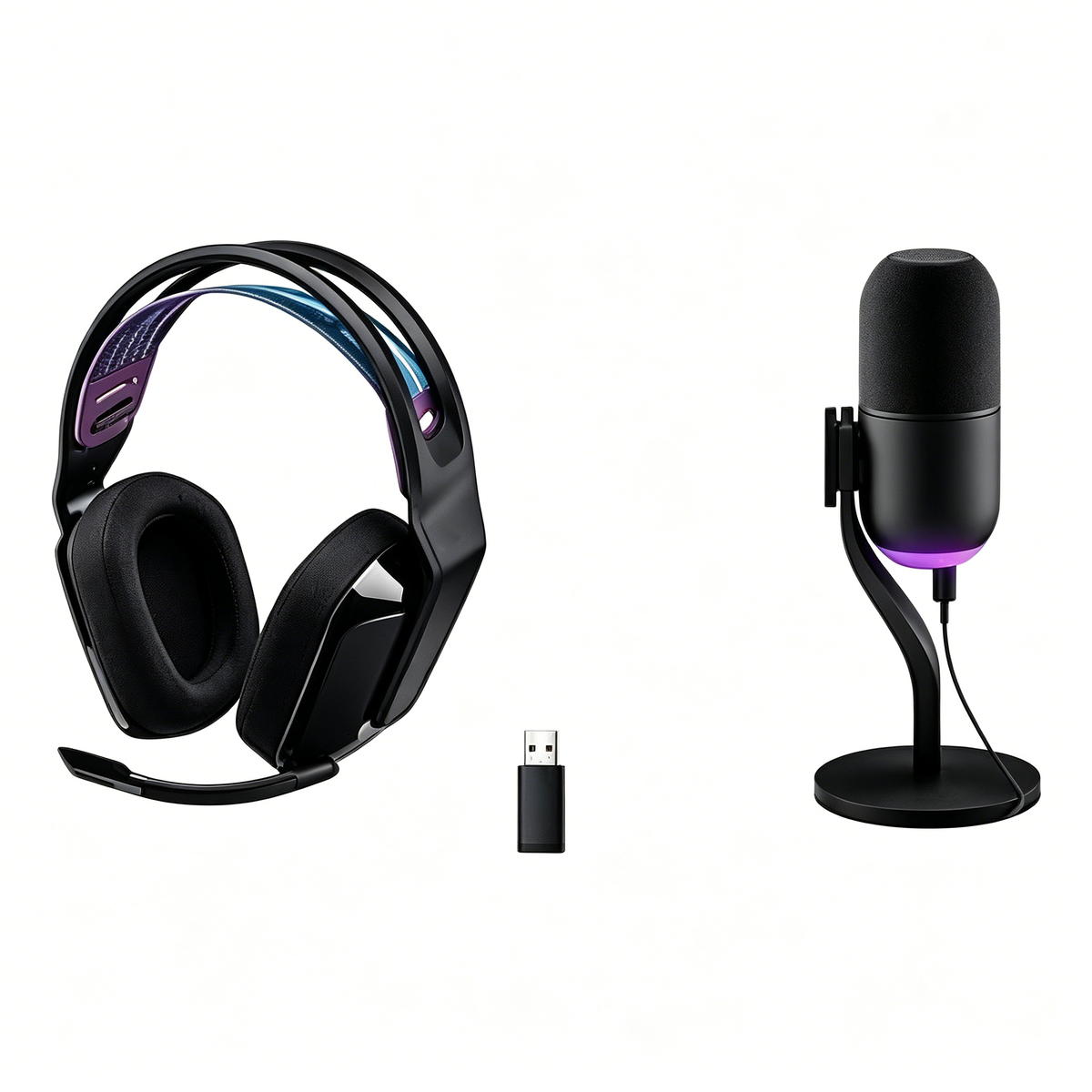 Wired Gaming Headset, with Flip to Mute Microphone