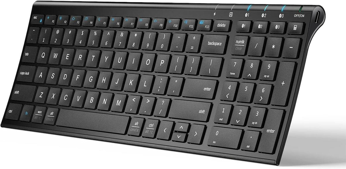 Bluetooth Keyboard, Universal Bluetooth 5.1 Wireless Keyboard