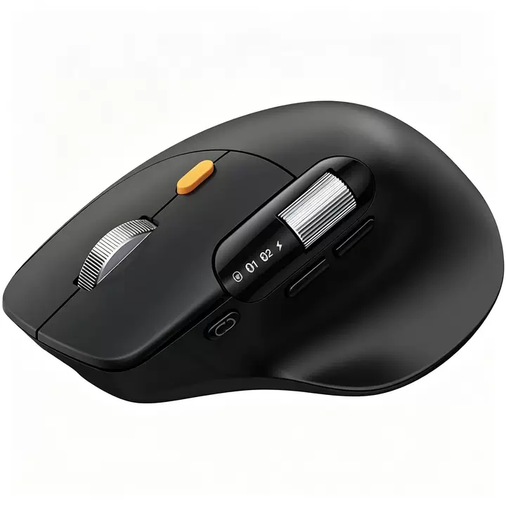 Ergonomic Wireless Mouse,Customizable Bluetooth Rechargeable Mouse