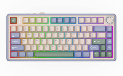 Mechanical Keyboard, 75% Wireless Hot Swappable Gaming Keyboard
